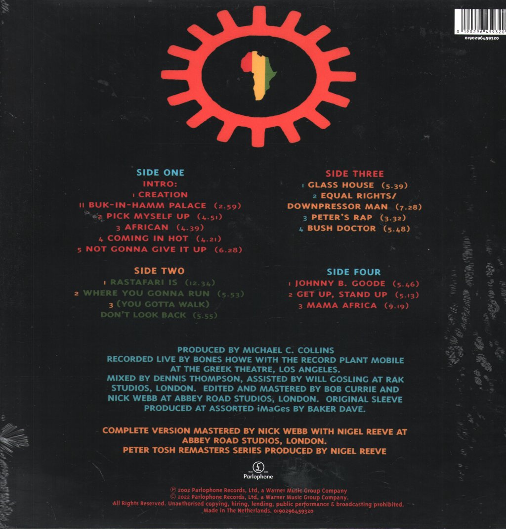 Peter Tosh - Complete Captured Live - Double Lp