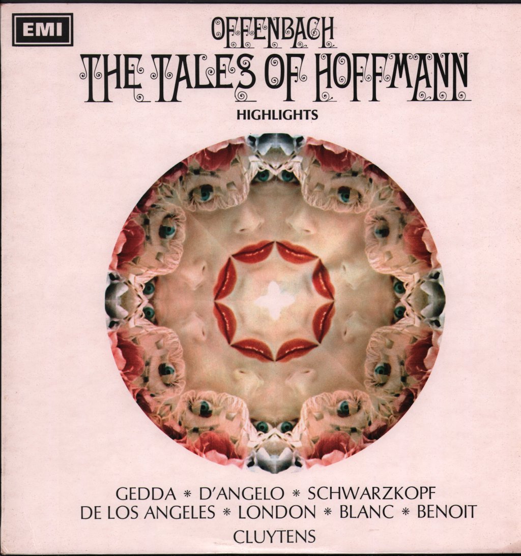 Nicolai Gedda / Gianna D'Angelo / Elisabeth Schwarzkopf / Victoria De Los Angeles / Andre Cluytens - Offenbach - Tales Of Hoffmann Highlights - Lp
