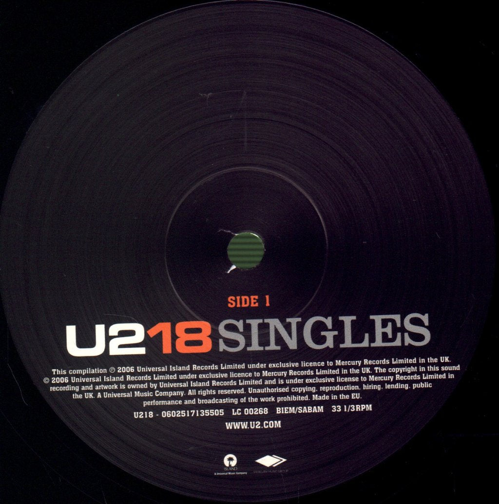 U2 - U218 Singles - Double Lp