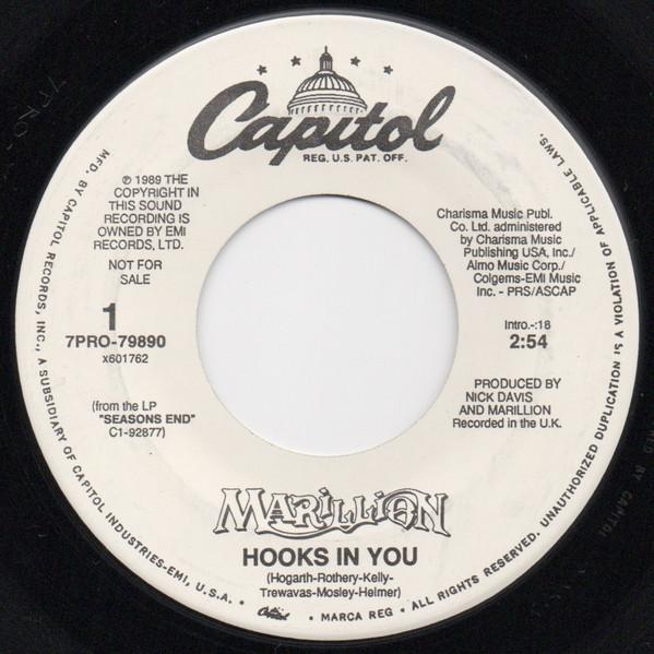 Marillion - Hooks In You - 7 Inch