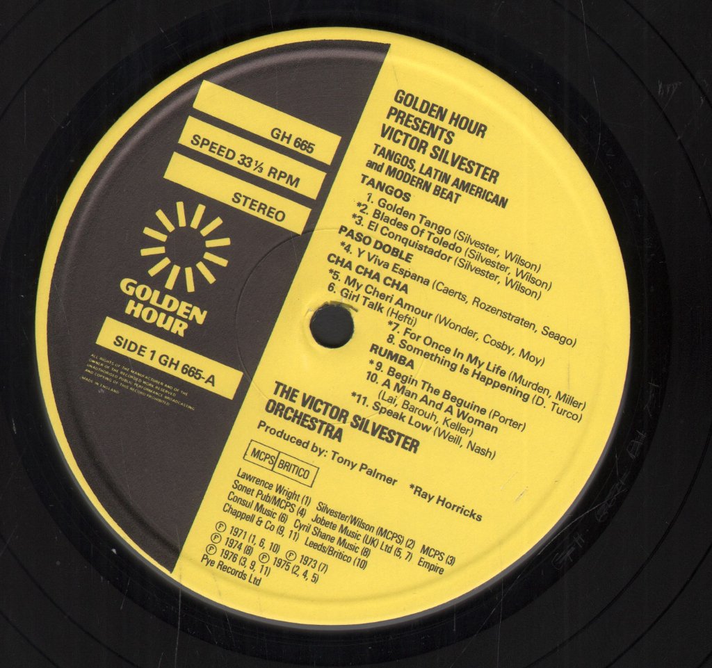 Victor Silvester Orchestra - Tangos, Latin American & Modern Beat - Lp