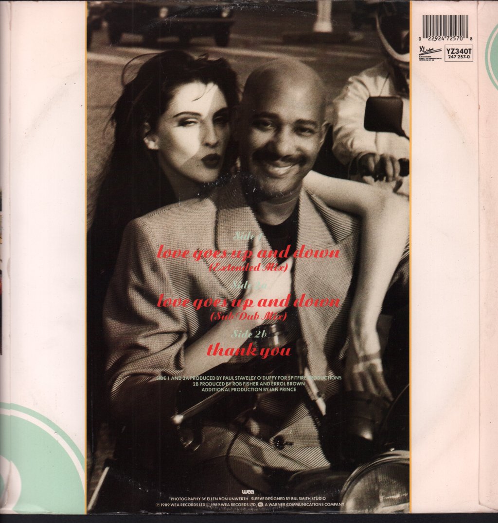 Errol Brown - Love Goes Up And Down - 12 Inch