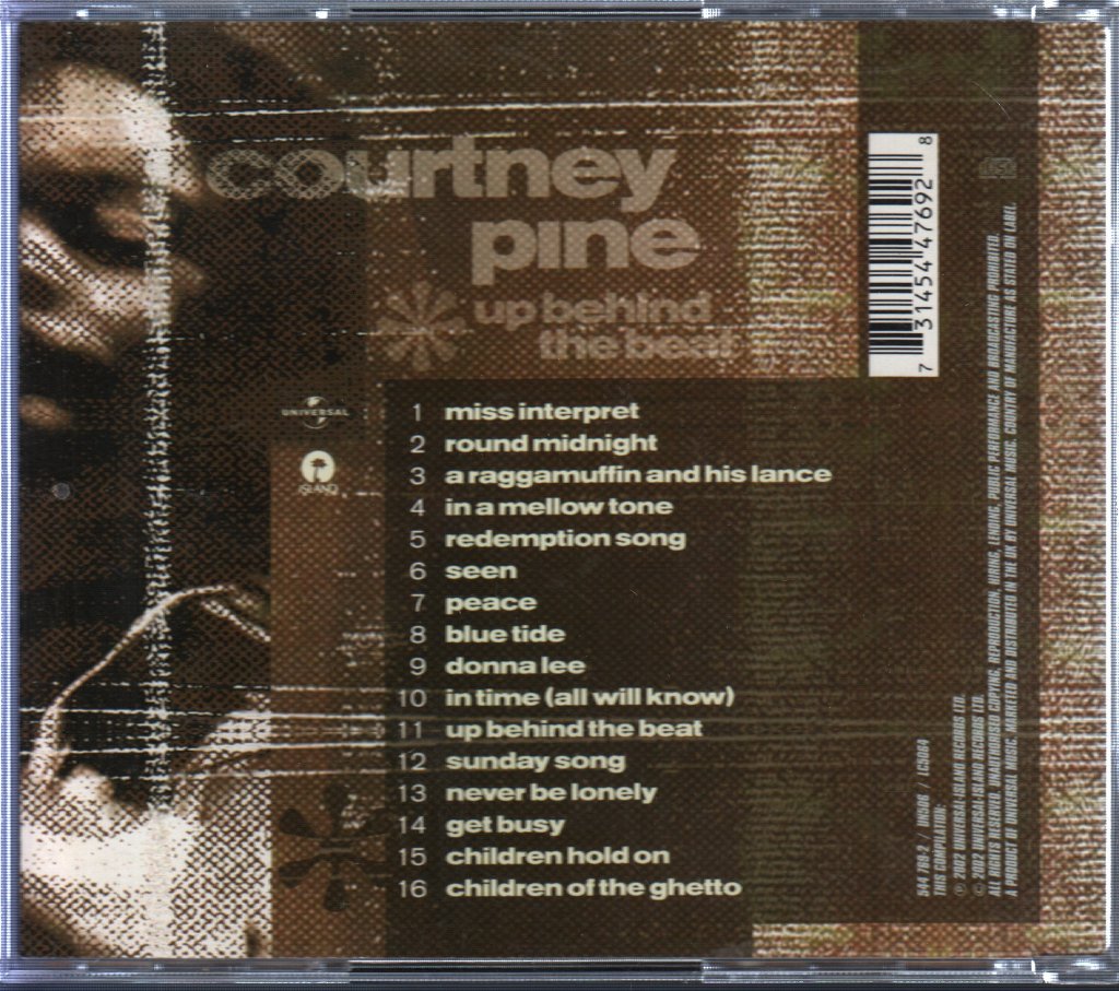 Courtney Pine - Up Behind The Beat - Cd
