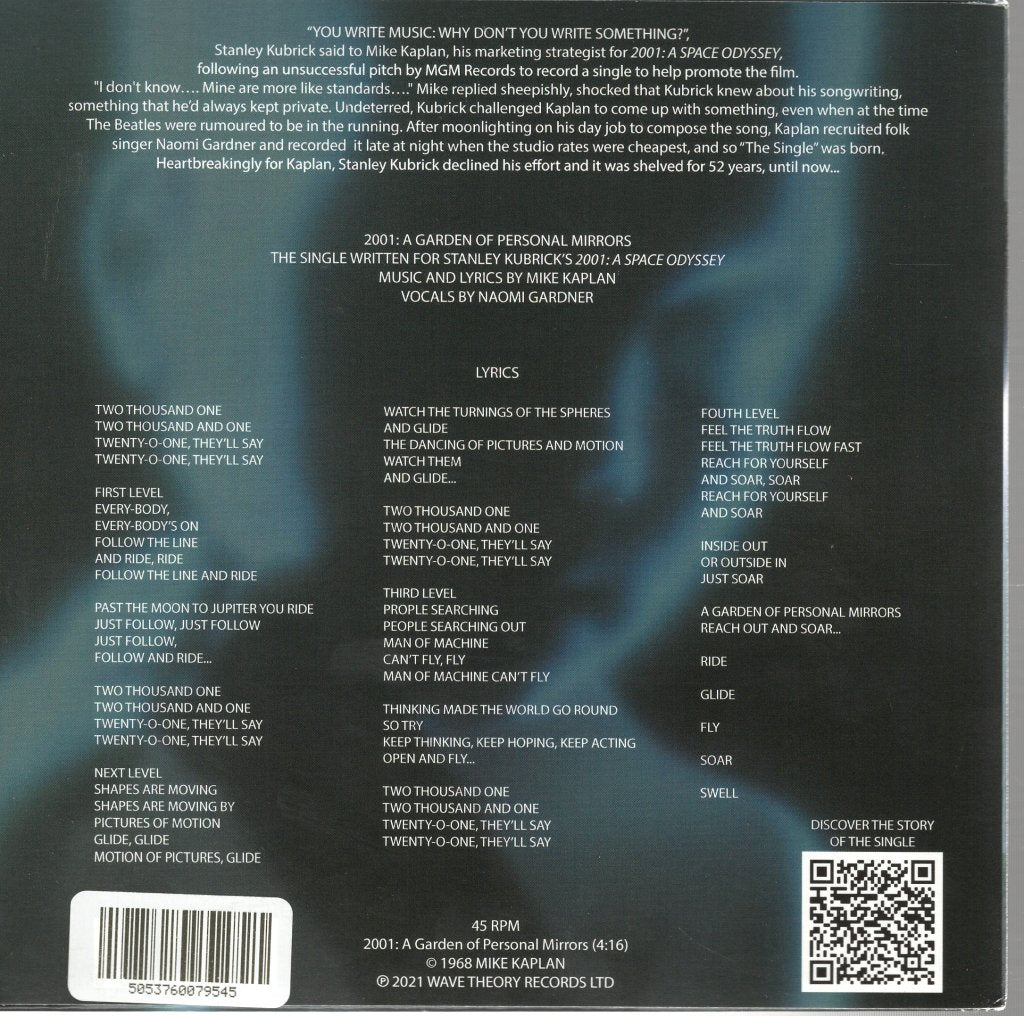 Mike Kaplan - 2001 A Garden Of Personal Mirrors - 7 Inch