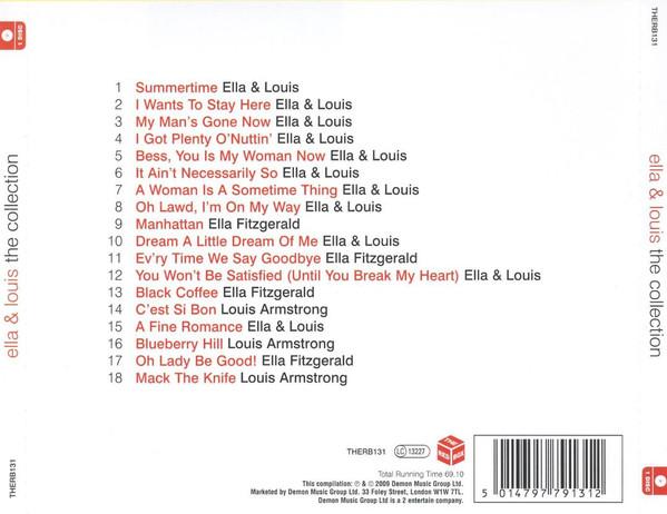 Ella Fitzgerald And Louis Armstrong - Ella and Louis The Collection - Cd