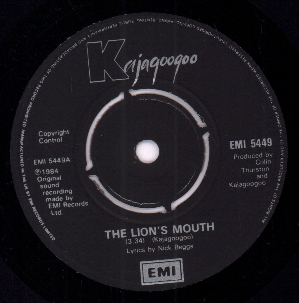 Kajagoogoo - Lion's Mouth - 7 Inch