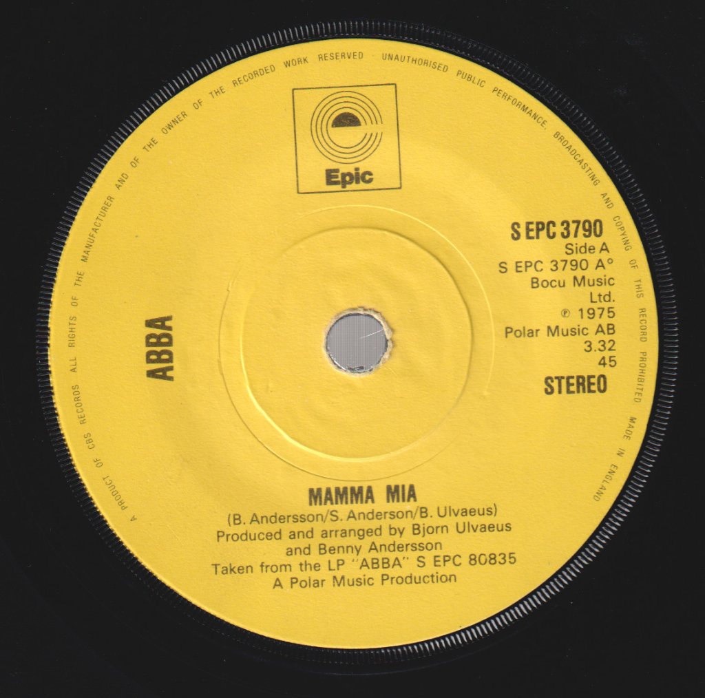 ABBA - Mamma Mia - 7 Inch