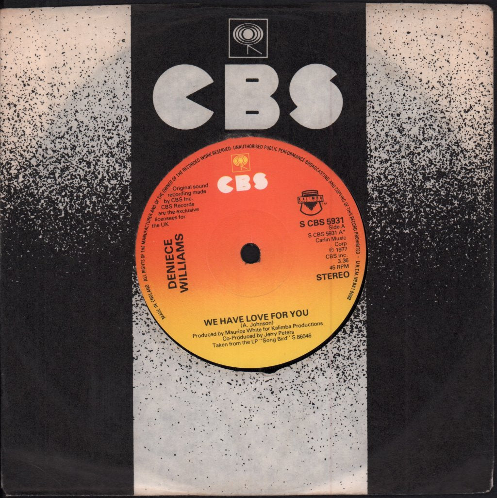 Deniece Williams - We Have Love For You - 7 Inch