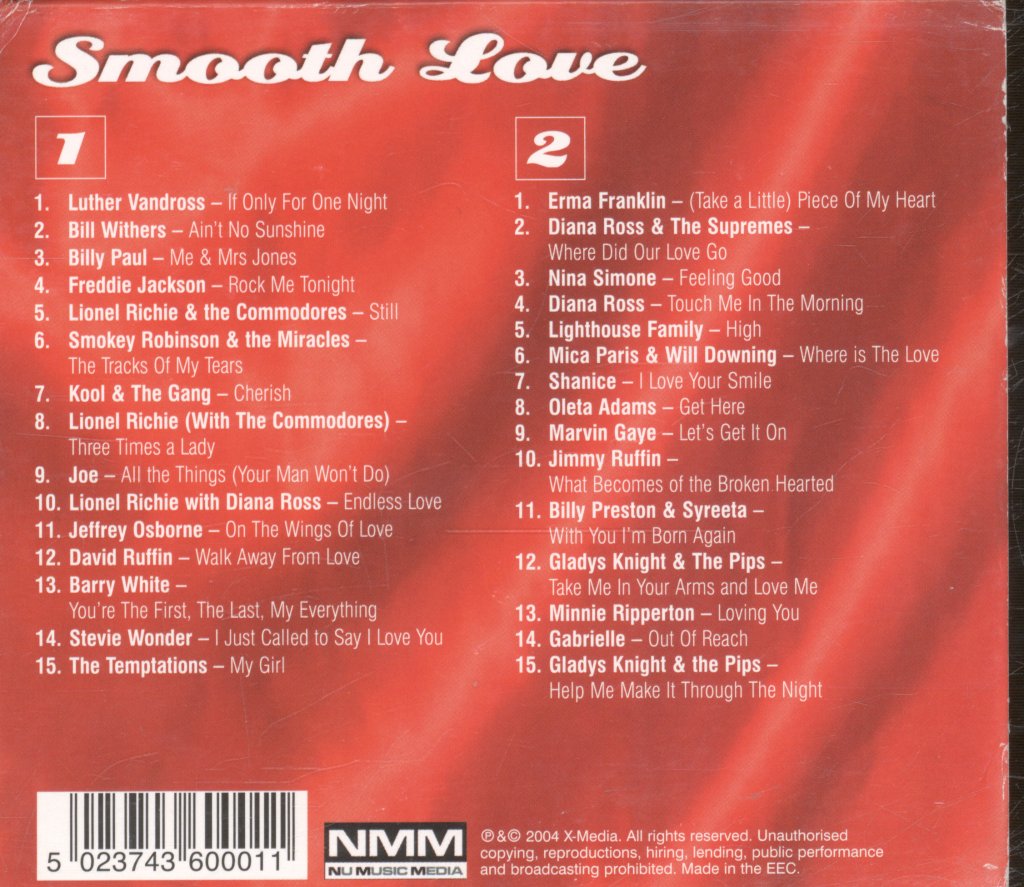 Various Artists - Smooth Love - Double Cd