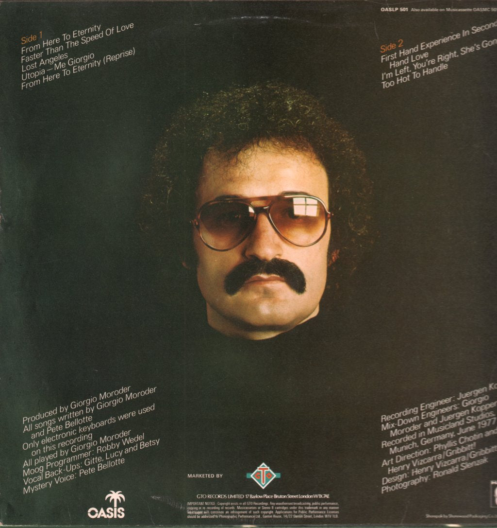 Giorgio Moroder - From Here To Eternity - Lp
