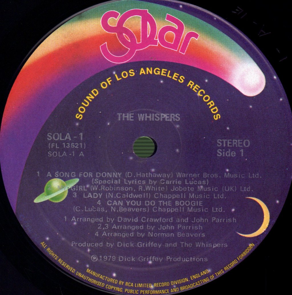 Whispers - Whispers - Lp