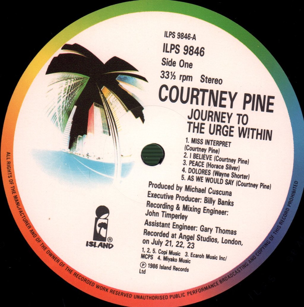 Courtney Pine - Journey To The Urge Within - Lp