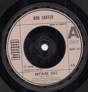 Ron Carter - Anything Goes - 7 Inch
