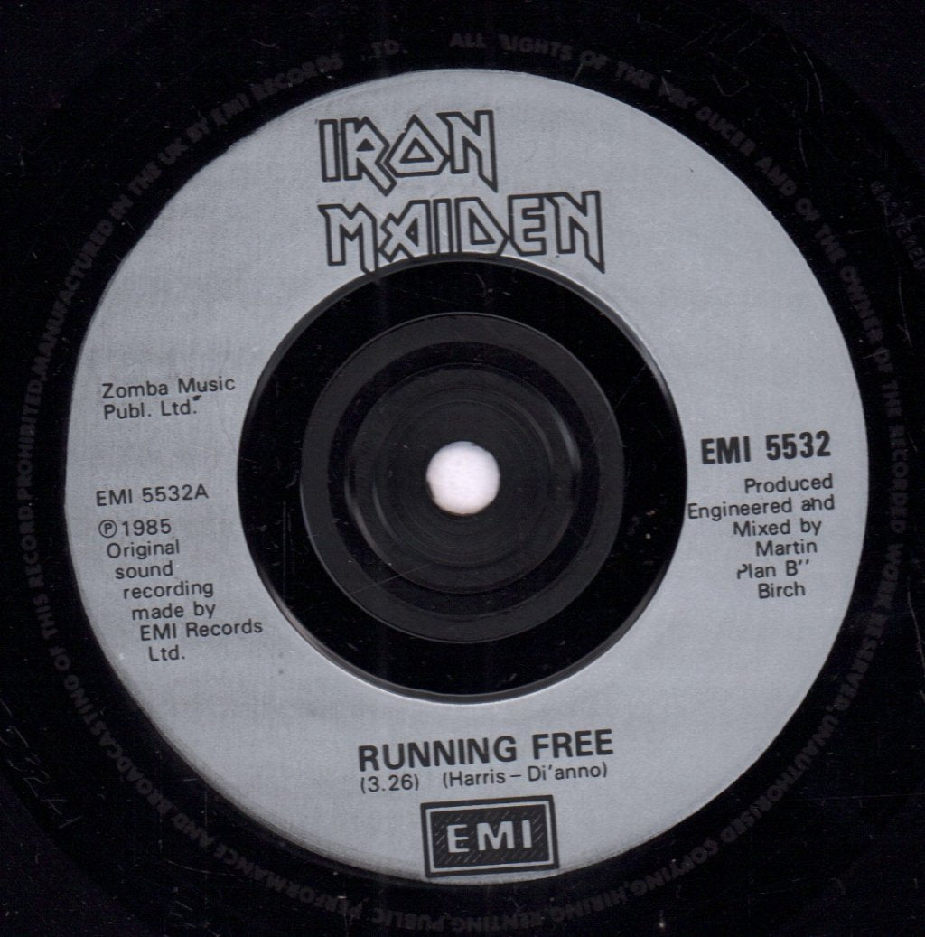 Iron Maiden - Running Free - 7 Inch