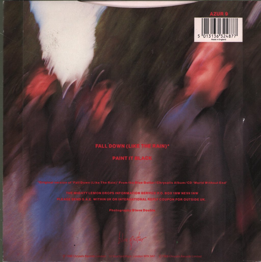 Mighty Lemon Drops - Fall Down (Like The Rain) - 7 Inch
