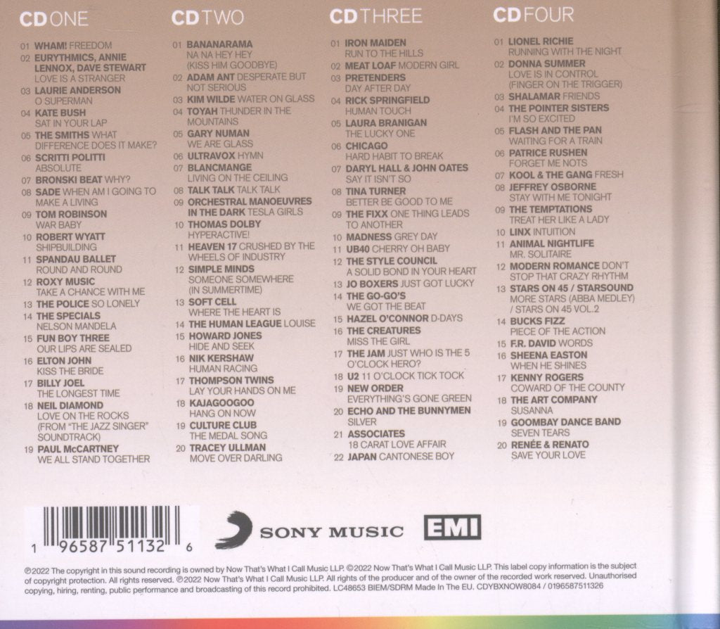 Various Artists - Now Yearbook '80-'84 (The Final Chapter) - Cd Set