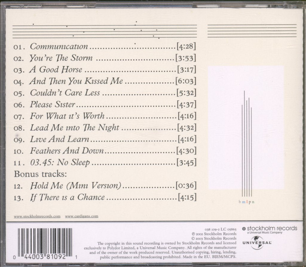 Cardigans - Long Gone Before Daylight - Cd