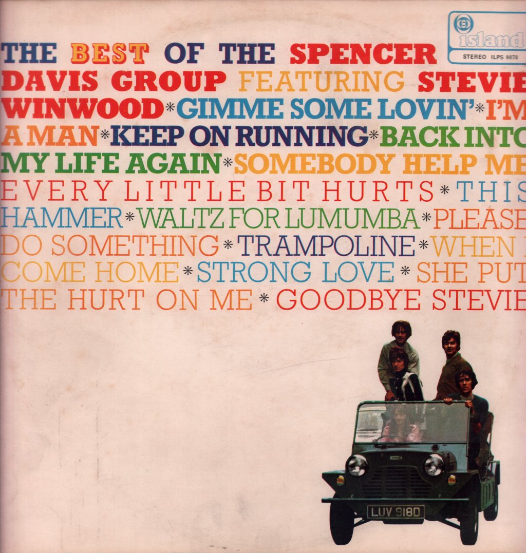 Spencer Davis Group - Best Of Featuring Stevie Winwood - Lp