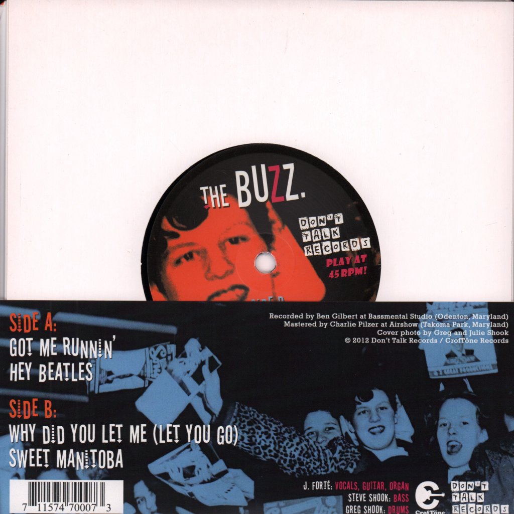 Buzz (Power Pop) - Got Me Runnin' - 7 Inch