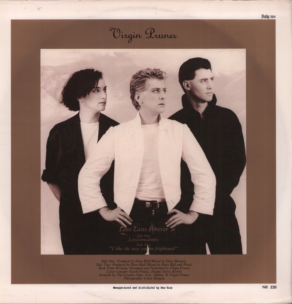 Virgin Prunes - Love Lasts Forever - 12 Inch