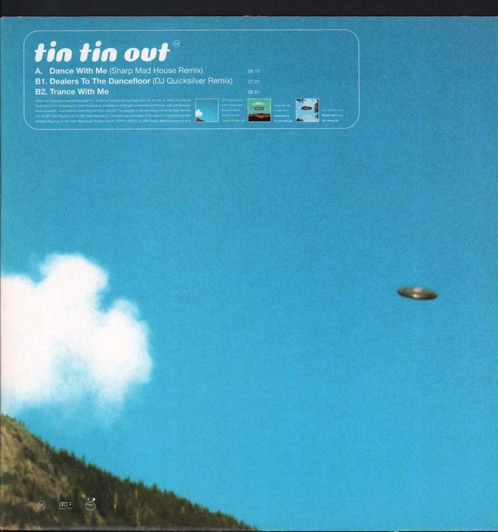 Tin Tin Out - Dance With Me - 12 Inch