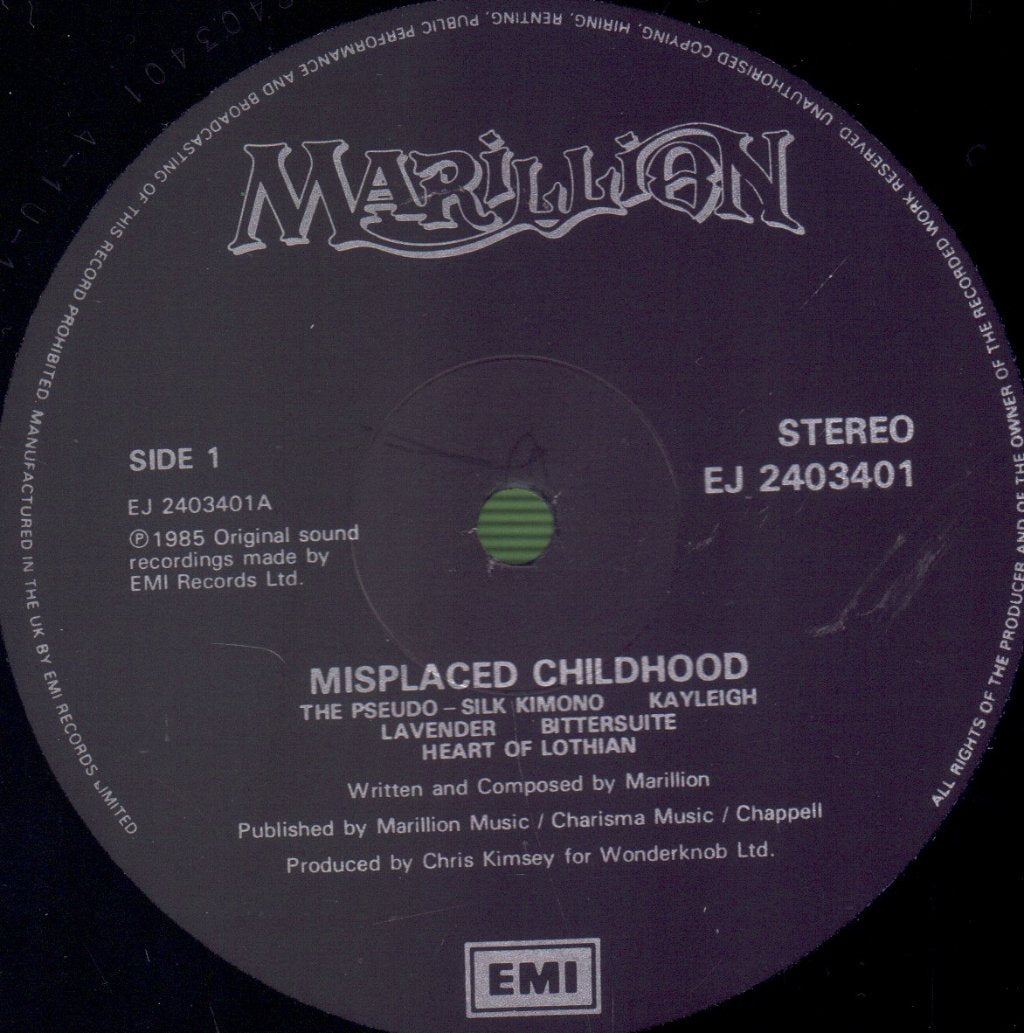 Marillion - Misplaced Childhood - Lp