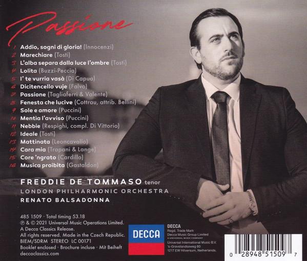 Freddie De Tommaso - Passione - Cd