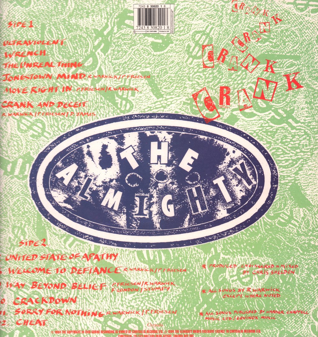 Almighty - Crank - Cd