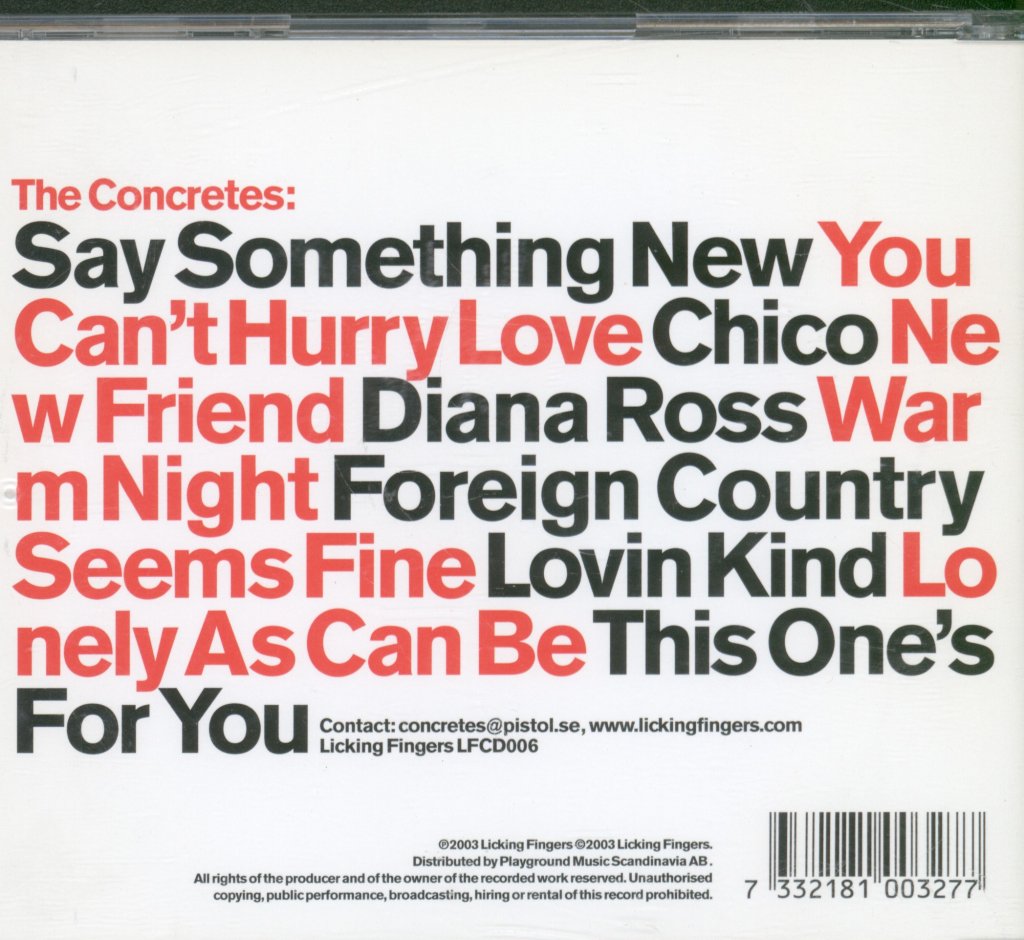 Concretes - Concretes - Cd