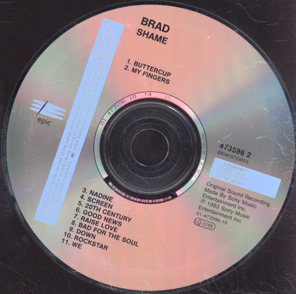 Brad - Shame - Cd