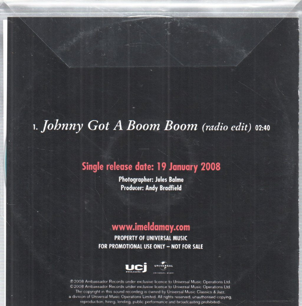 Imelda May - Johnny Got A Boom Boom - Cdr