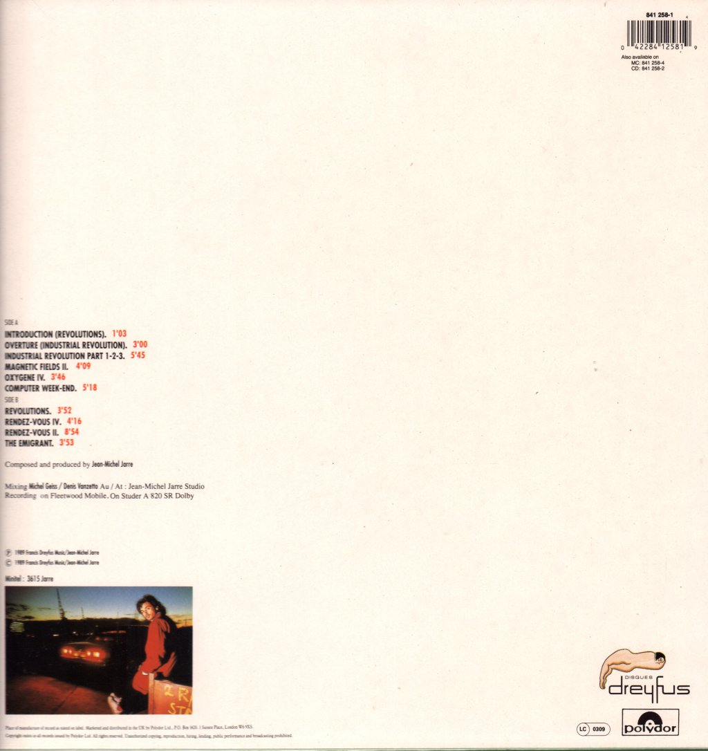 Jean-Michel Jarre - Jarre Live - Lp