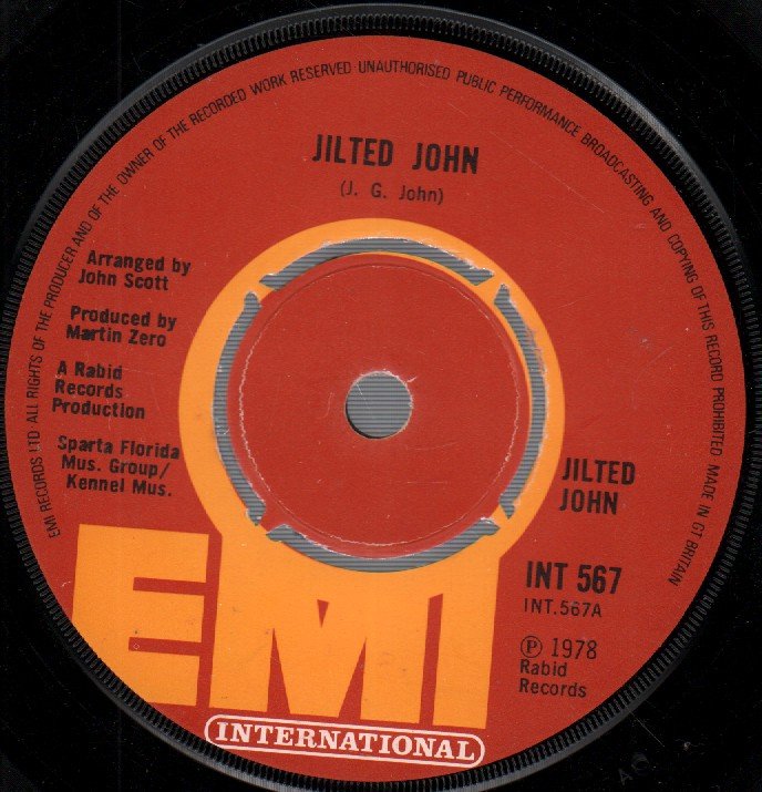 Jilted John - Jilted John - 7 Inch