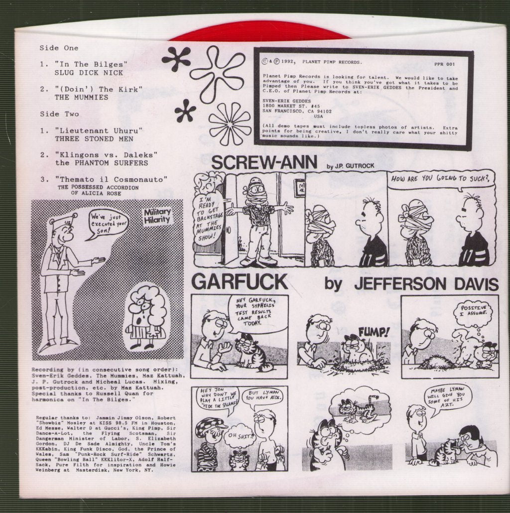 Various Artists - Fuck You Spaceman! - 7 Inch