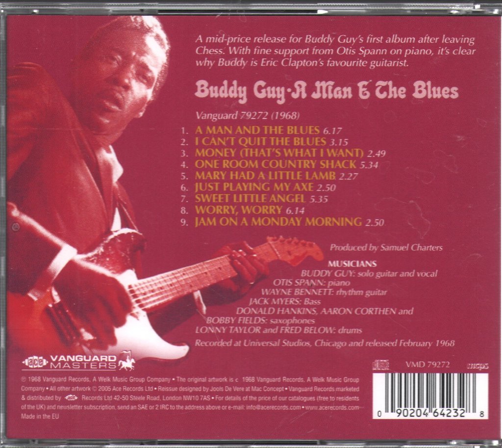 Buddy Guy - A Man And The Blues - Cd