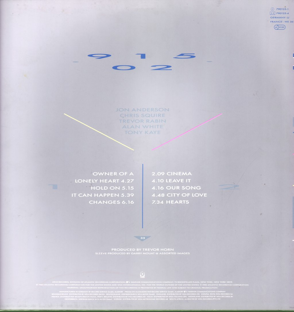 Yes - 90125 - Lp