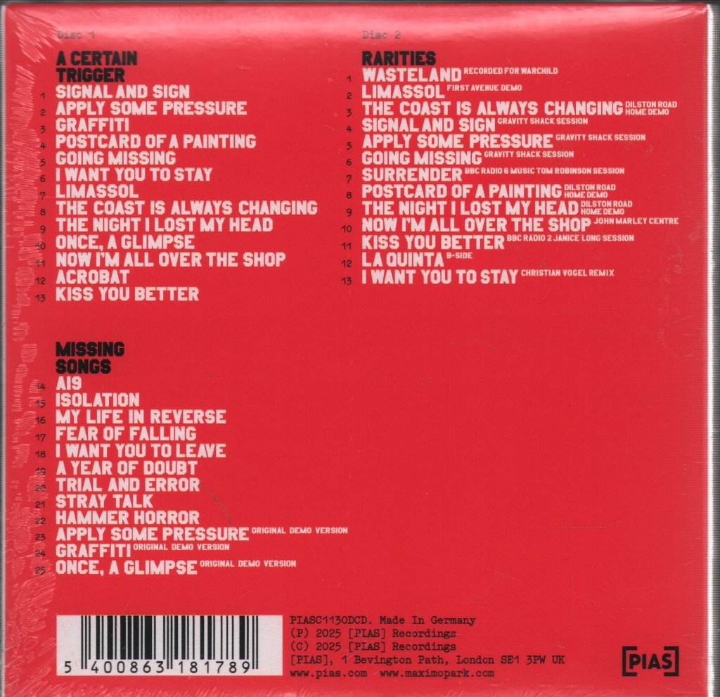 Maximo Park - A Certain Trigger/Missing Songs - Cd Set