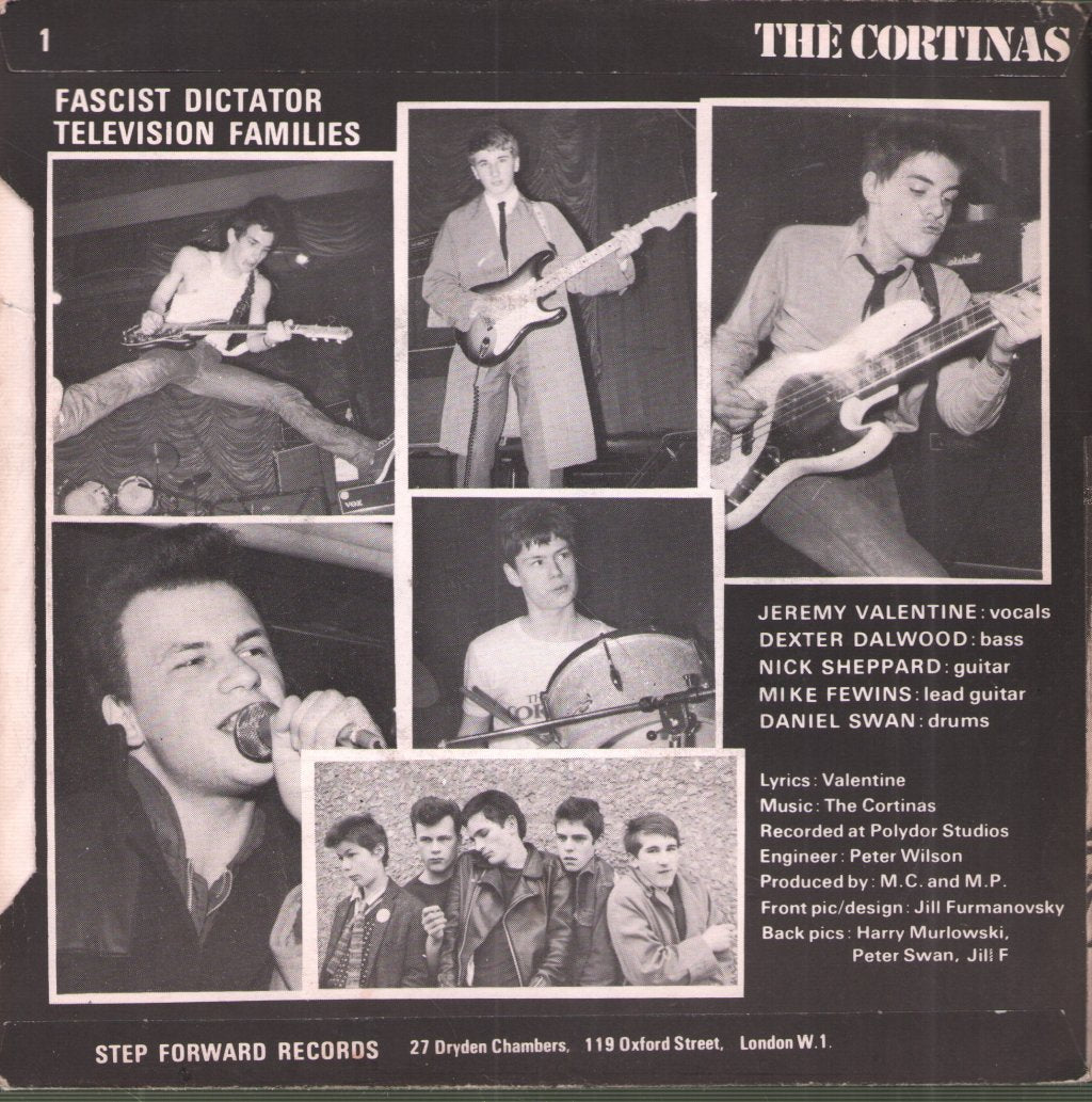 Cortinas - Fascist Dictator / Television Families - 7 Inch