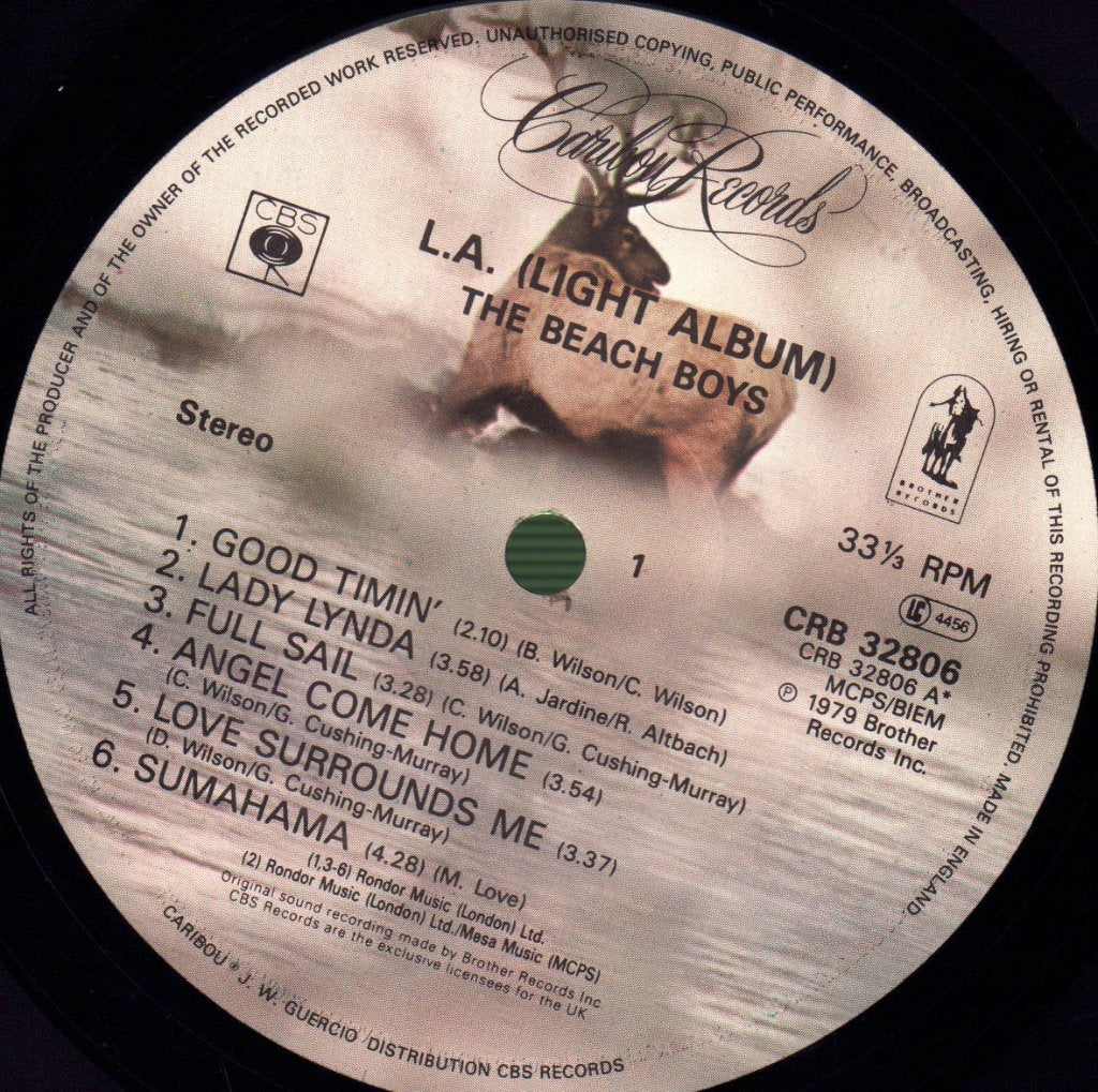 Beach Boys - L.A. (Light Album) - Lp