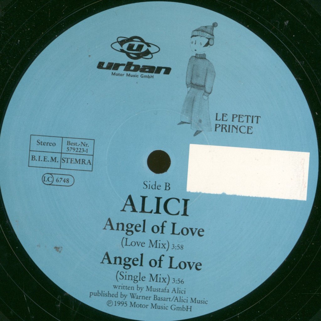 Alici - Angel Of Love - 12 Inch