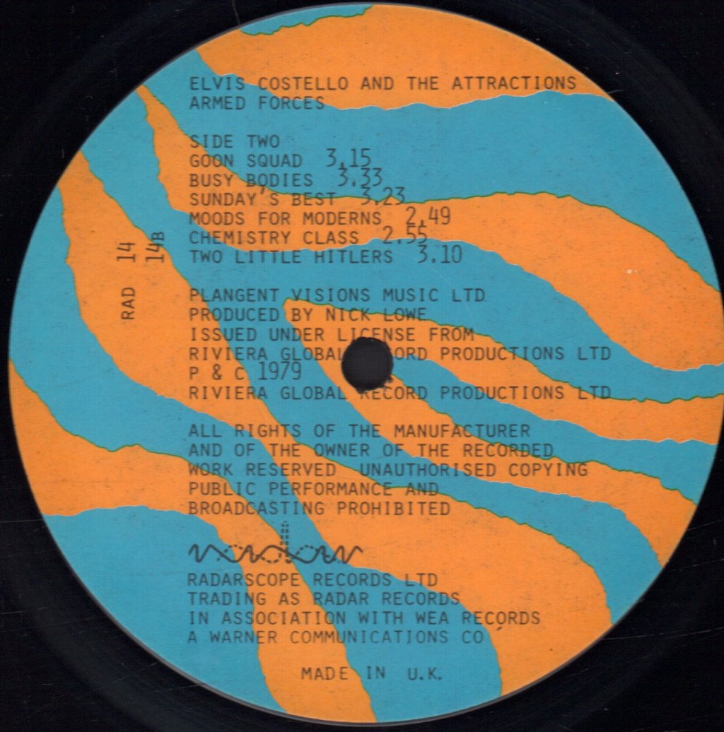 Elvis Costello - Armed Forces - Lp