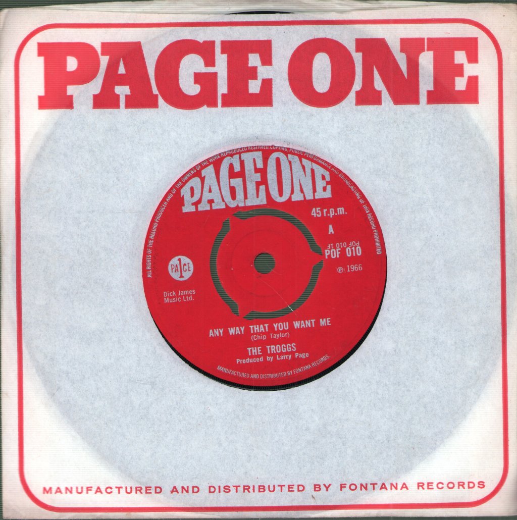 Troggs - Any Way That You Want Me - 7 Inch