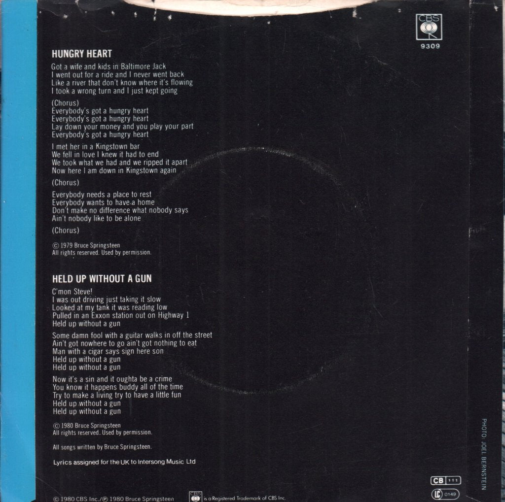 Bruce Springsteen - Hungry Heart - 7 Inch