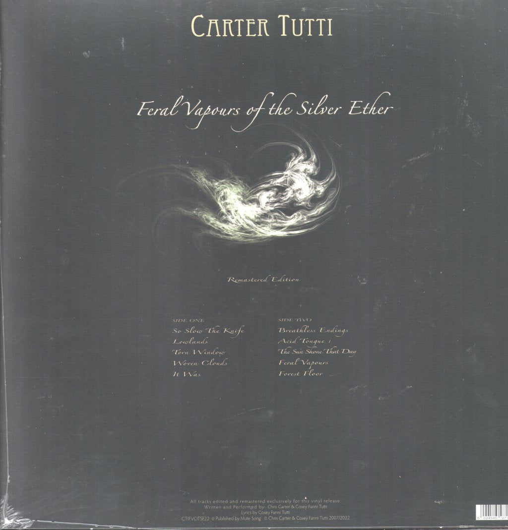 Carter Tutti - Feral Vapours Of The Silver Ether (Remastered Edition) - Lp