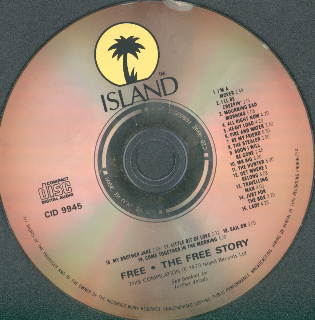Free (Blues/Rock Group) - Free Story - Cd