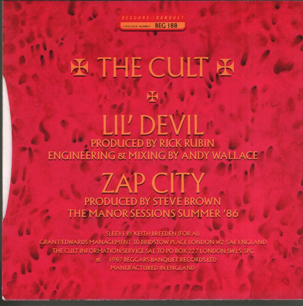 Cult - Lil Devil - 7 Inch