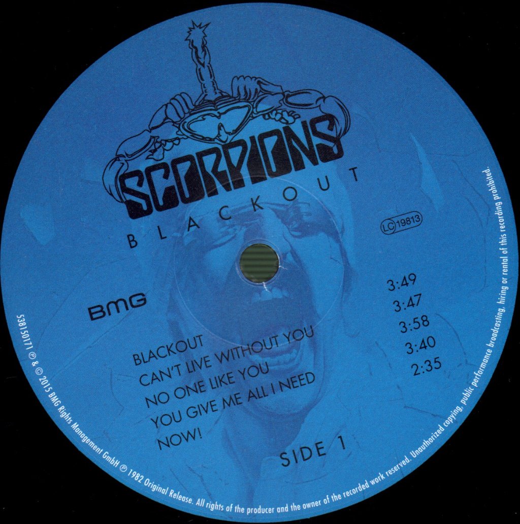 Scorpions - Blackout - Lp