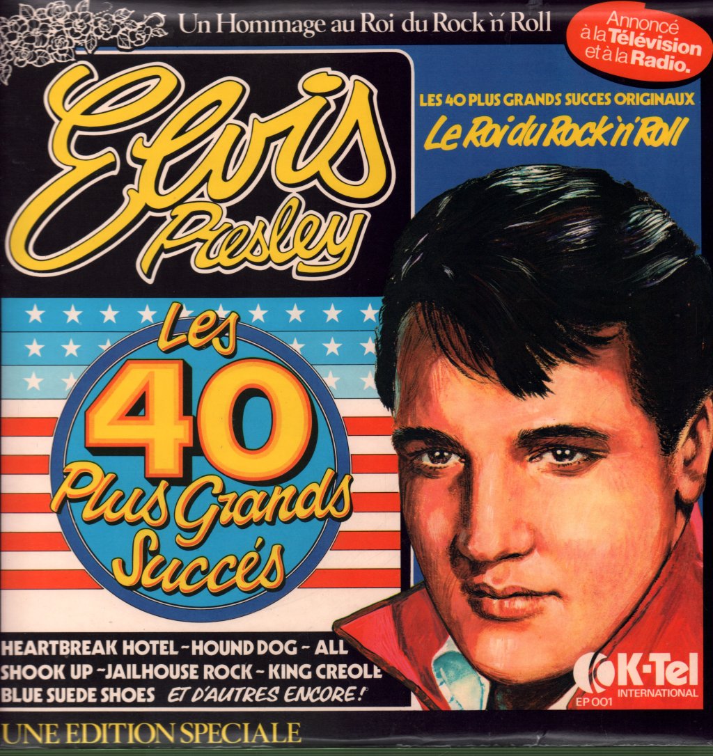 Elvis Presley - Les 40 Plus Grands Succès - Double Lp