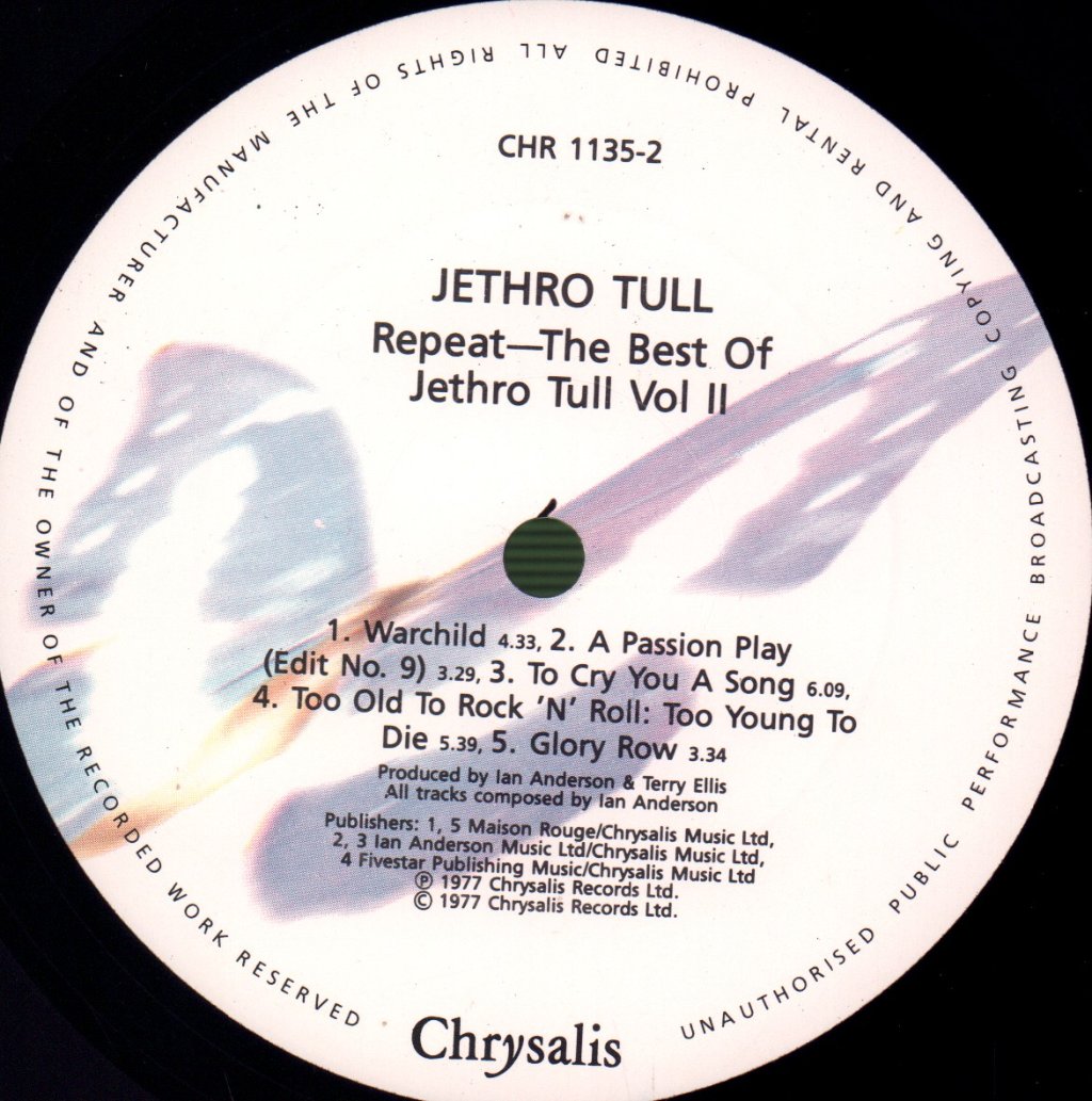 Jethro Tull - Repeat Best Of Vol 2 - Lp