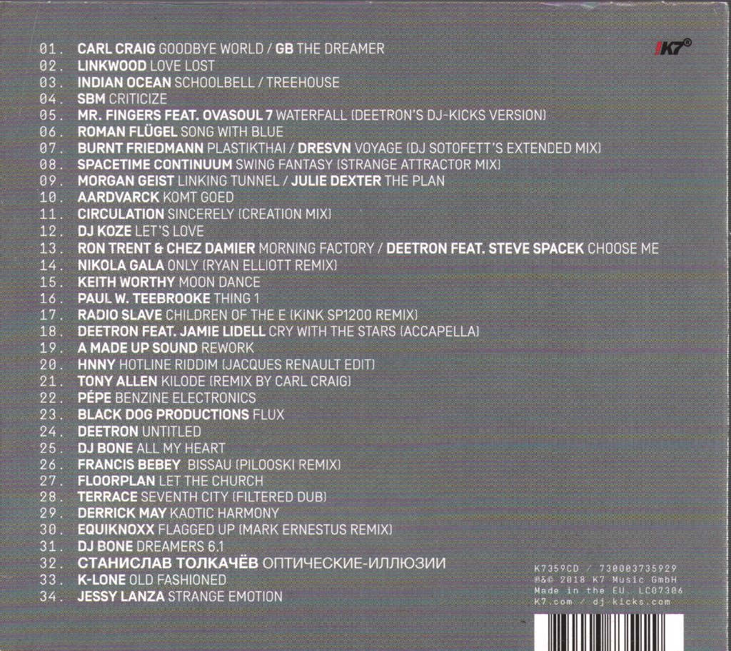Deetron - DJ-Kicks - Cd